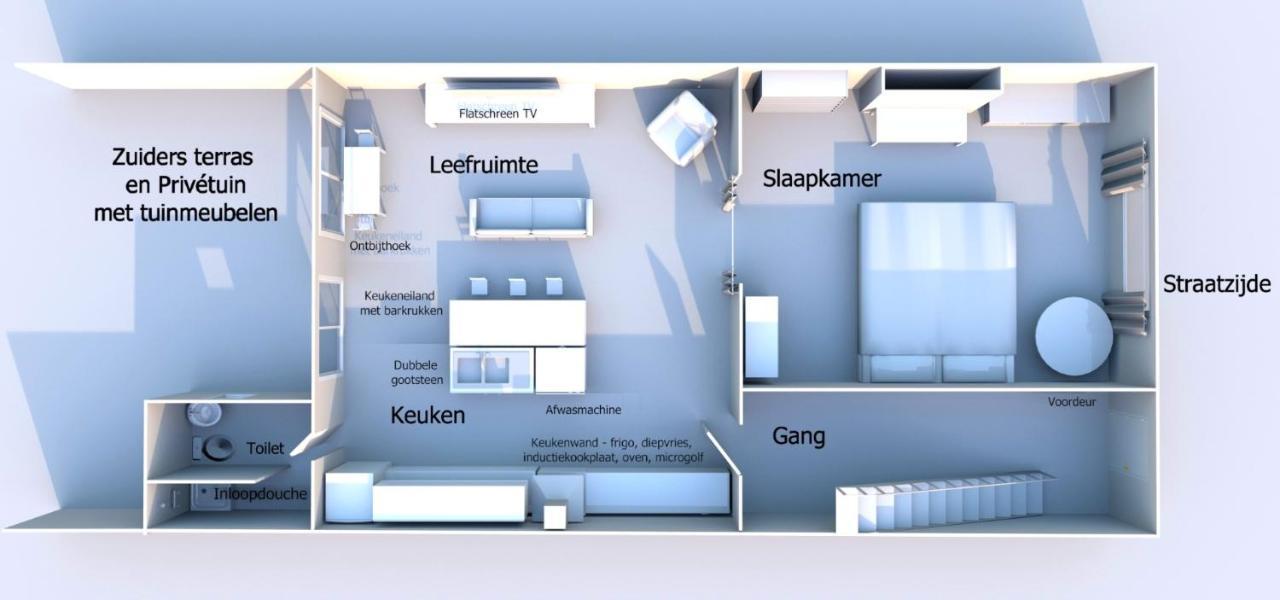 The White Door Apartment Aalst Bagian luar foto